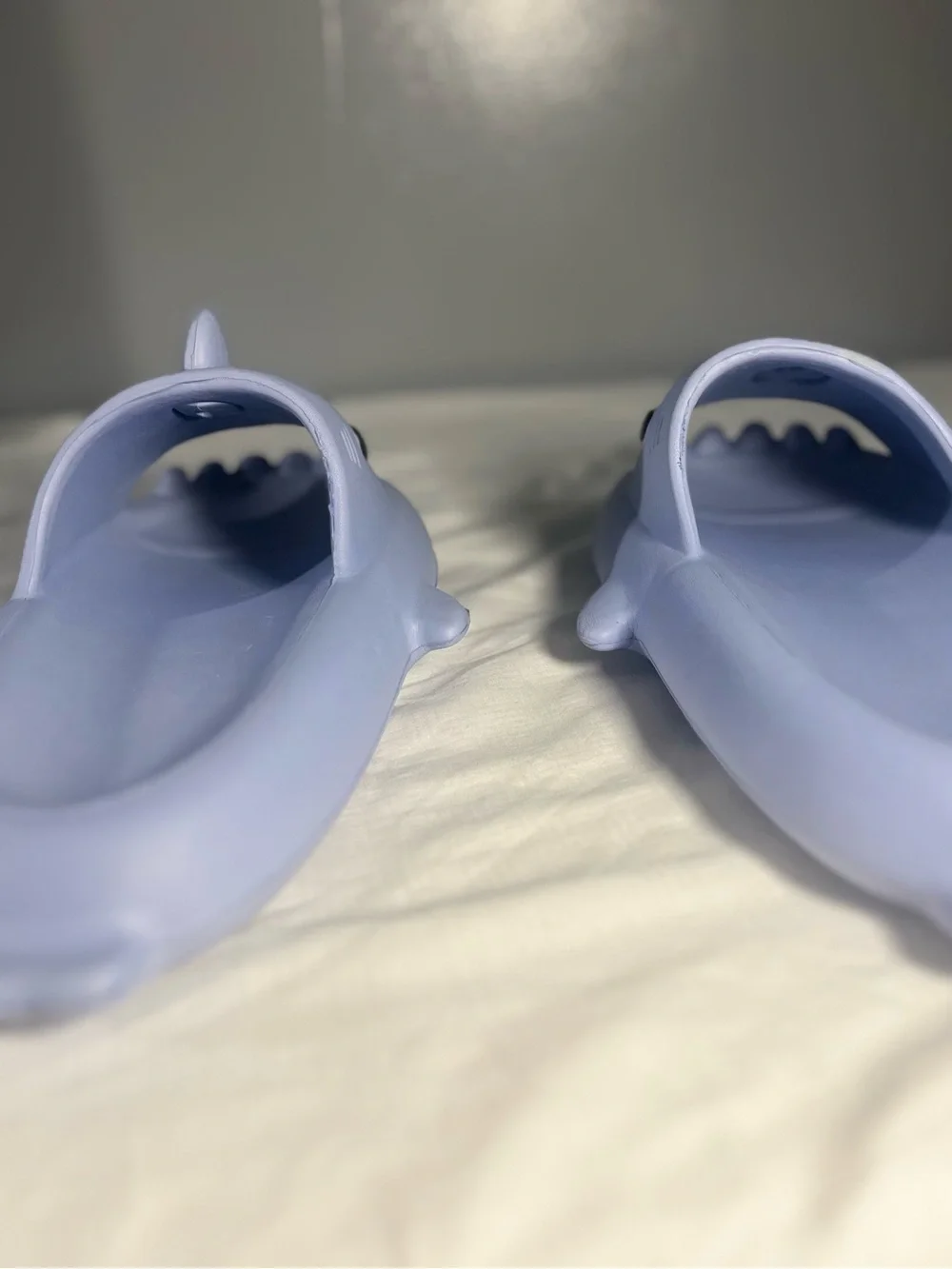 Light Blue Shark Slides Slippers – Unisex